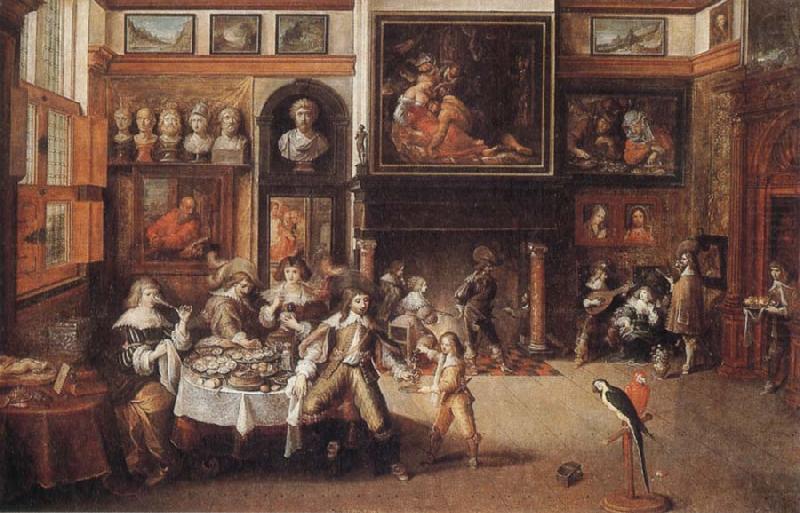 Frans Francken II Supper at the House of Burgomaster Rockox china oil painting image